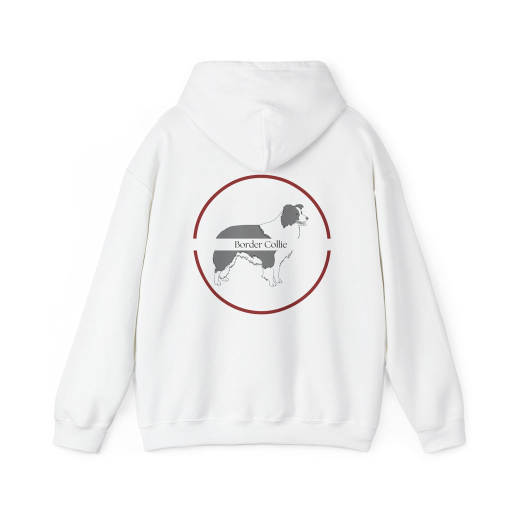 Hoodie med Border Collie-motiv