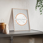 Poster i träram (tavla) med Nova Scotia Duck Tolling Retriever-motiv