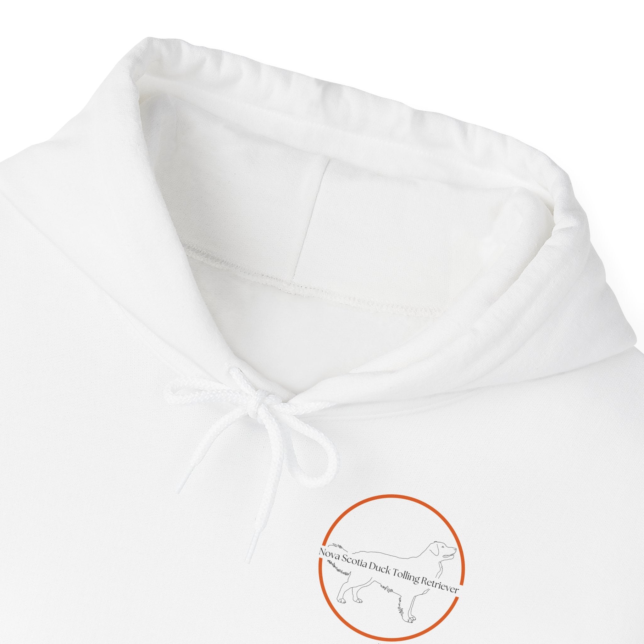 Hoodie med Nova Scotia Duck Tolling Retriever-motiv