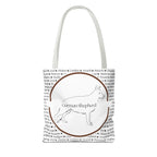 Tygväska med Tysk Schäfer (German Shepherd)-motiv