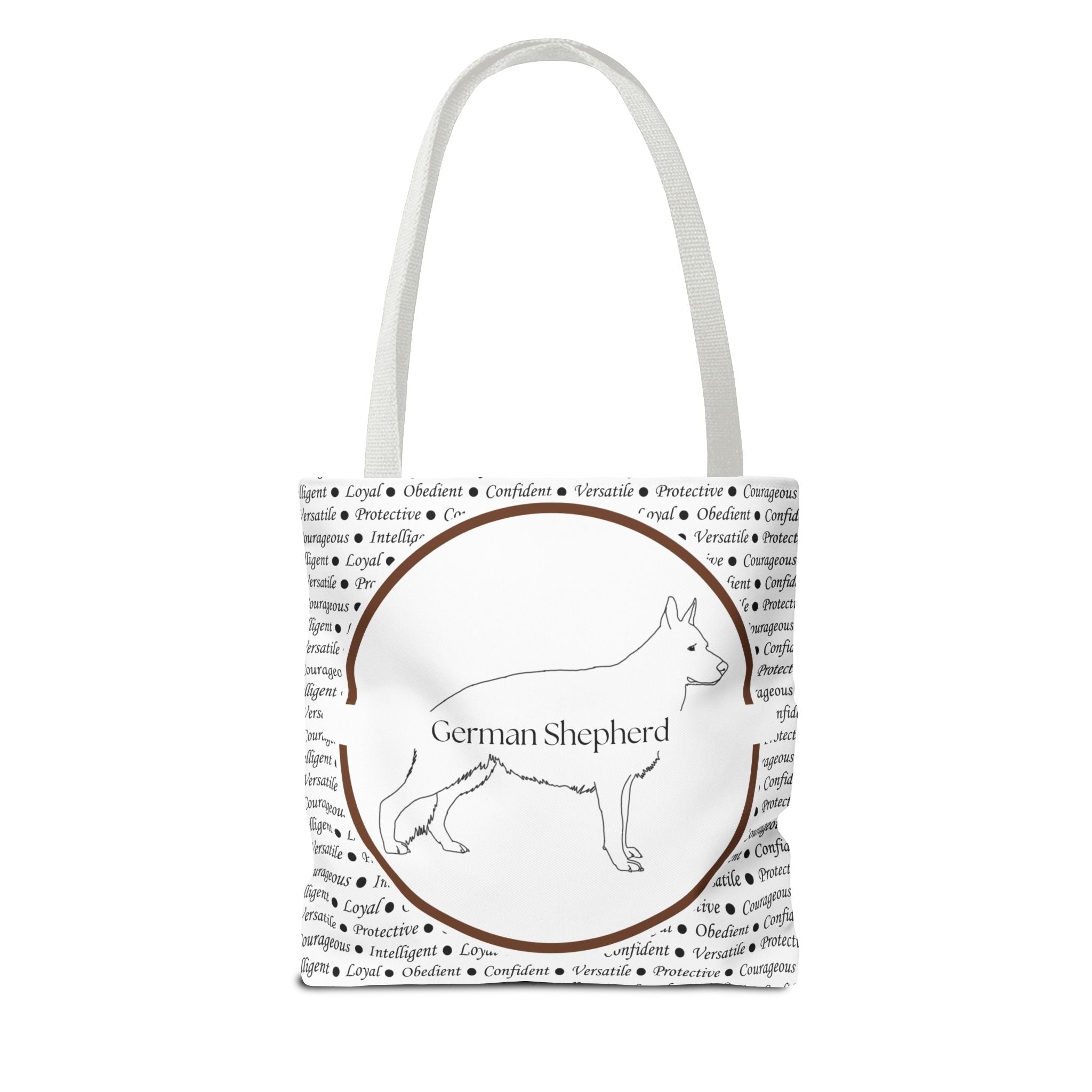 Tygväska med Tysk Schäfer (German Shepherd)-motiv