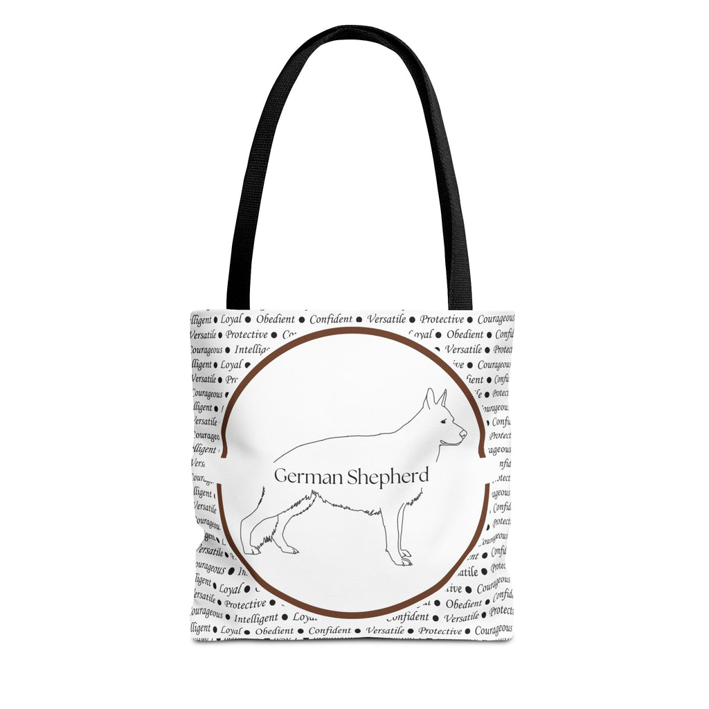 Tygväska med Tysk Schäfer (German Shepherd)-motiv