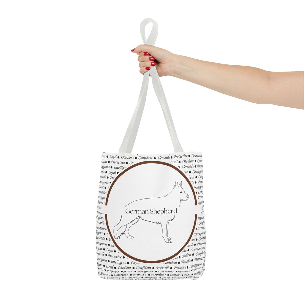 Tygväska med Tysk Schäfer (German Shepherd)-motiv