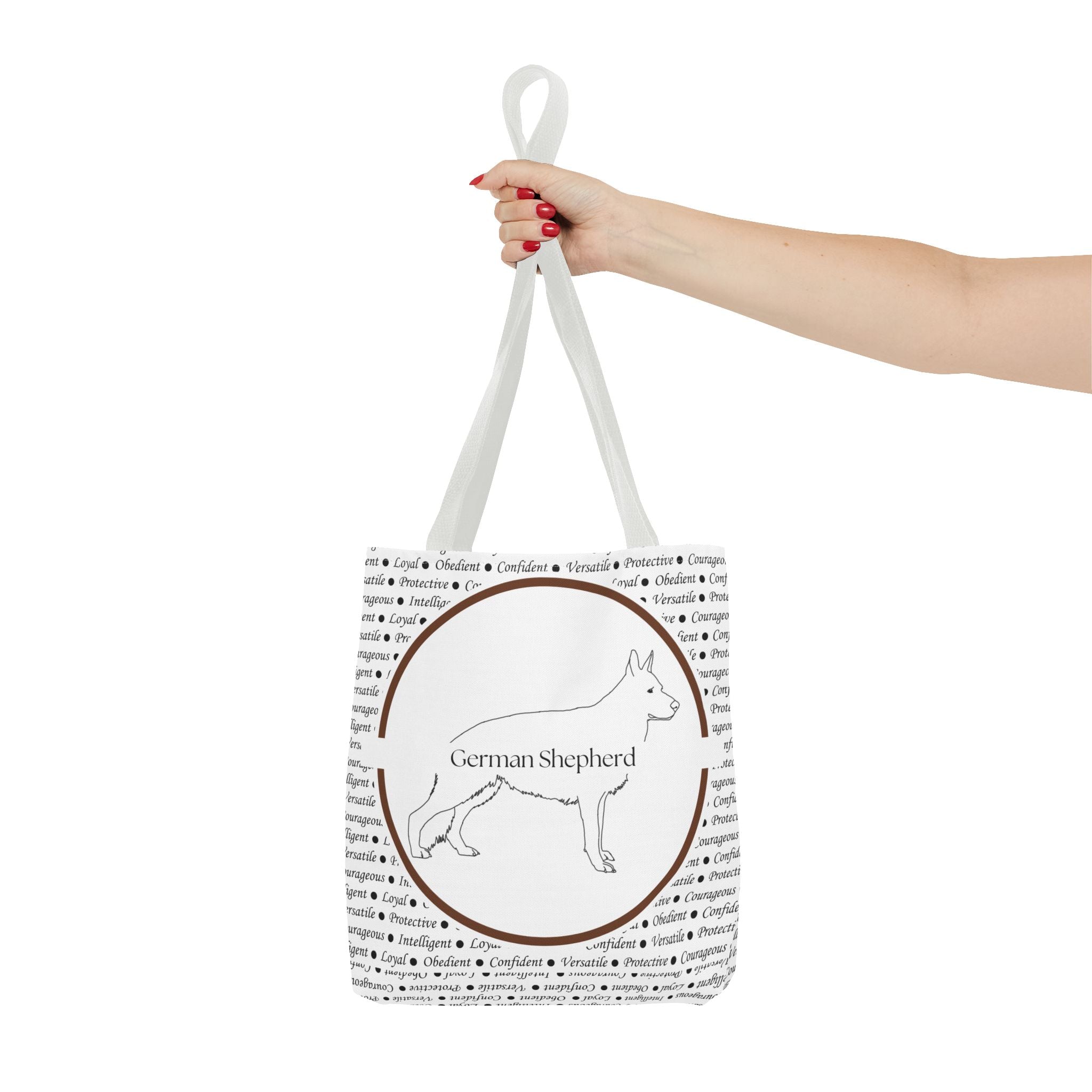 Tygväska med Tysk Schäfer (German Shepherd)-motiv