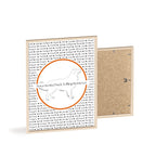 Poster i träram (tavla) med Nova Scotia Duck Tolling Retriever-motiv