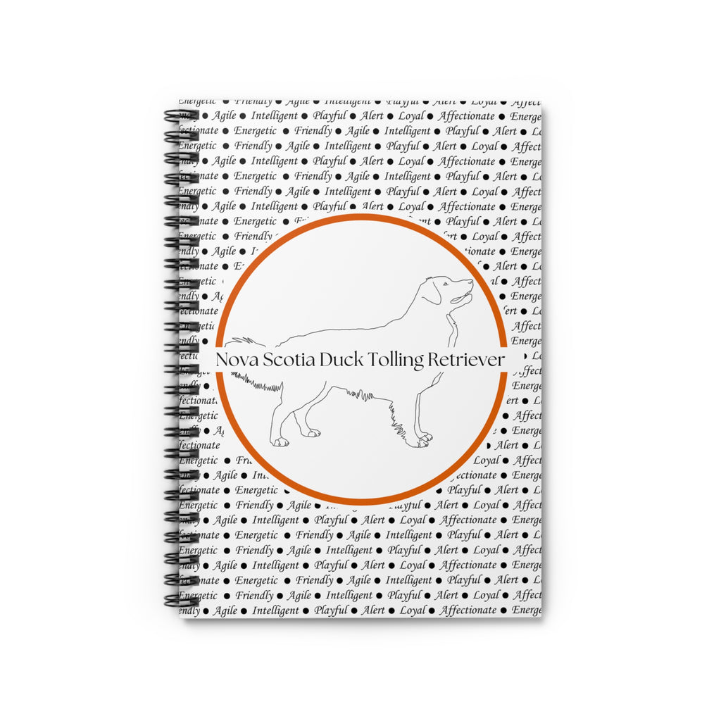 Anteckningsblock med Nova Scotia Duck Tolling Retriever-motiv