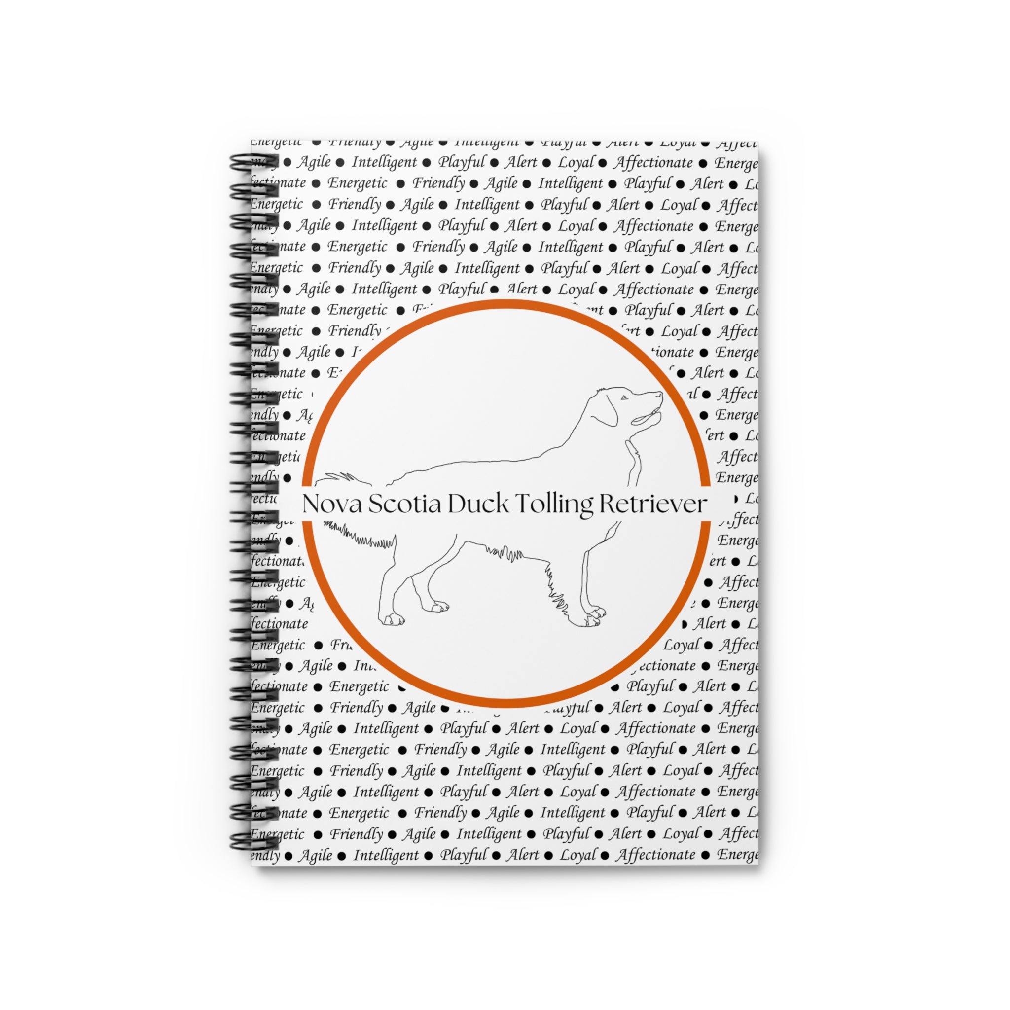 Anteckningsblock med Nova Scotia Duck Tolling Retriever-motiv