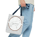 Tygväska med Tysk Schäfer (German Shepherd)-motiv