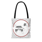 Tygväska med Border Collie-motiv