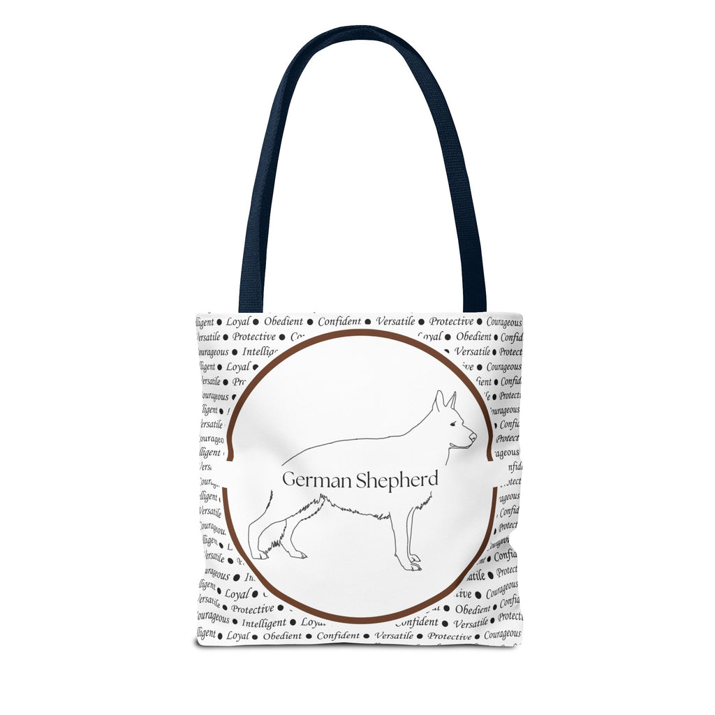 Tygväska med Tysk Schäfer (German Shepherd)-motiv