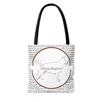 Tygväska med Tysk Schäfer (German Shepherd)-motiv