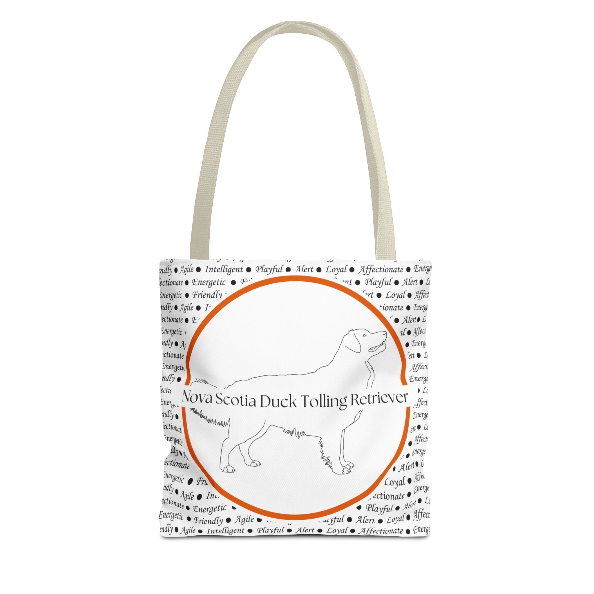 Tygväska med Nova Scotia Duck Tolling Retriever-motiv