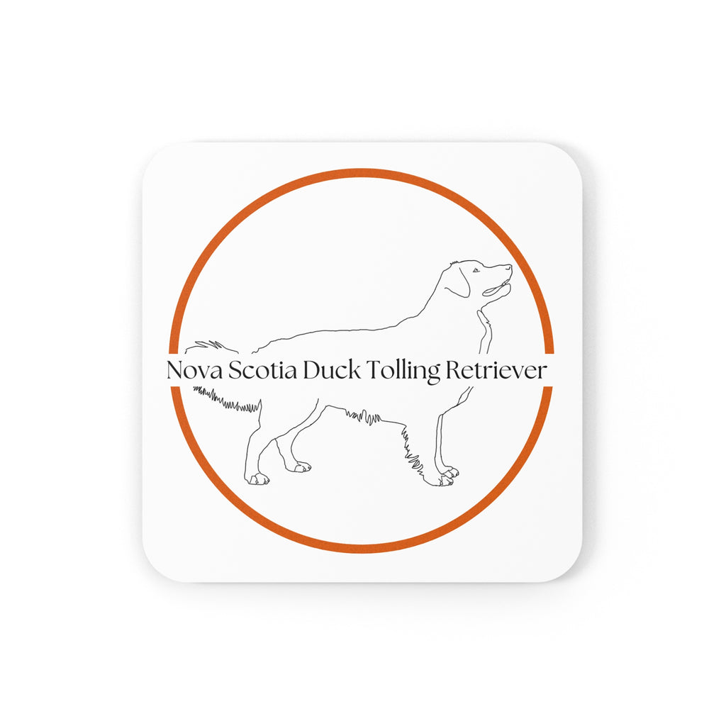 Glasunderlägg med Nova Scotia Duck Tolling Retriever-motiv