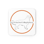 Glasunderlägg med Nova Scotia Duck Tolling Retriever-motiv