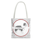 Tygväska med Border Collie-motiv