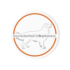 Glasunderlägg med Nova Scotia Duck Tolling Retriever-motiv