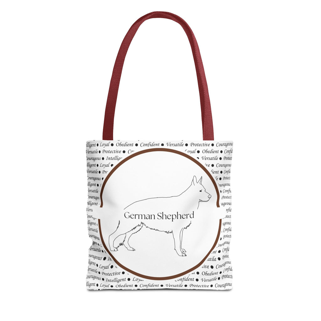 Tygväska med Tysk Schäfer (German Shepherd)-motiv