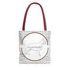 Tygväska med Tysk Schäfer (German Shepherd)-motiv