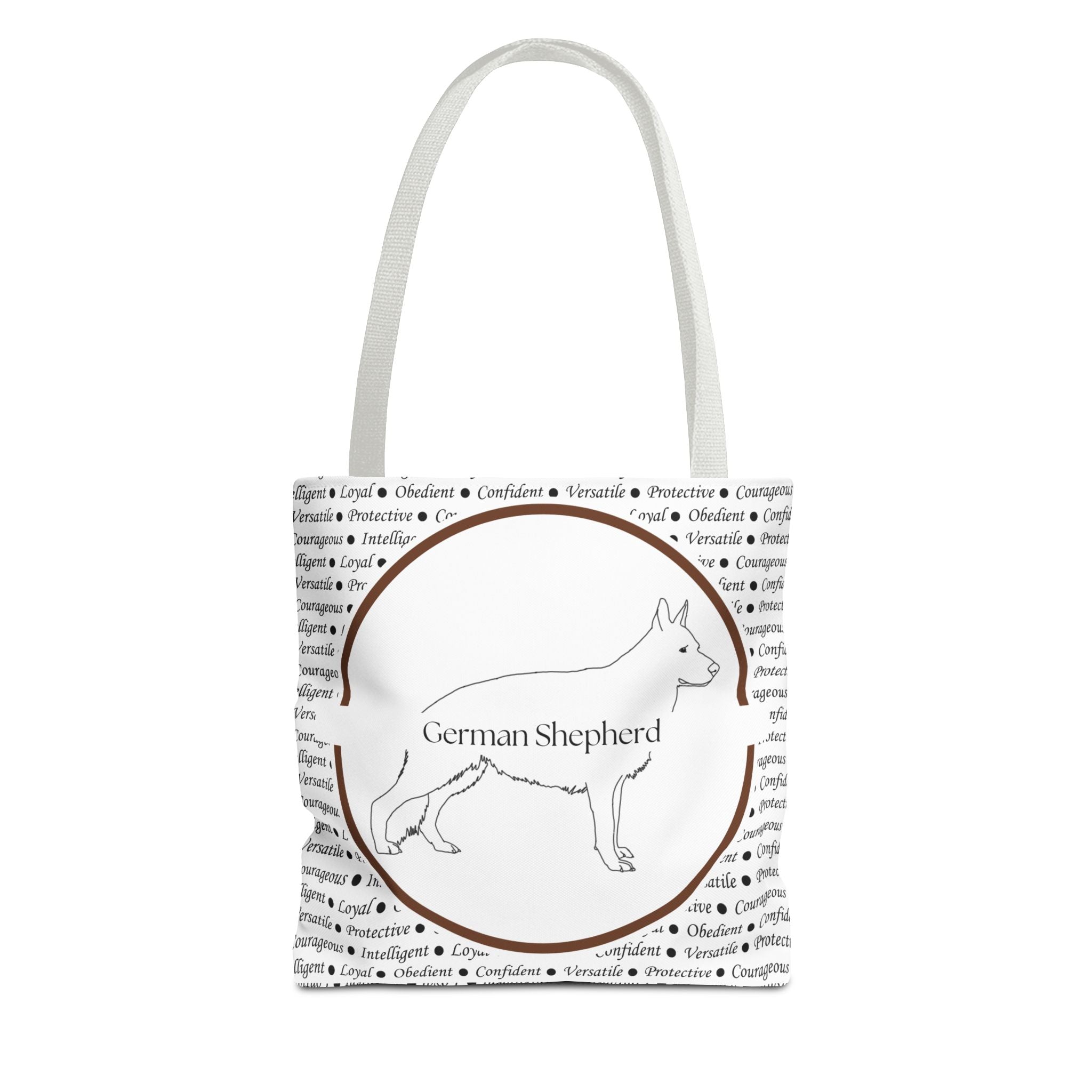 Tygväska med Tysk Schäfer (German Shepherd)-motiv