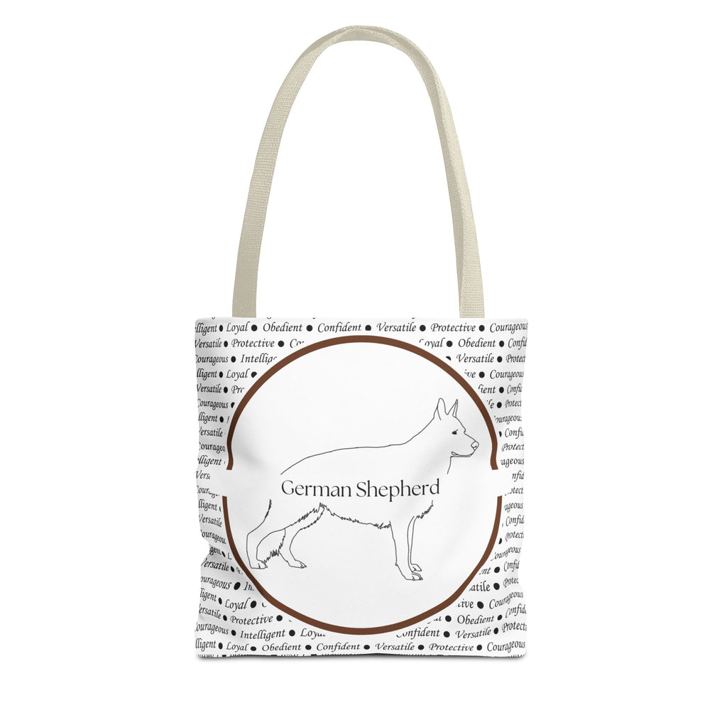 Tygväska med Tysk Schäfer (German Shepherd)-motiv