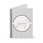 Anteckningsblock med Tysk Schäfer (German Shepherd)-motiv