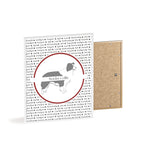 Poster i träram (tavla) med Border Collie-motiv