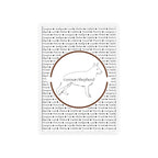 Poster i träram (tavla) med Tysk Schäfer (German Shepherd)-motiv