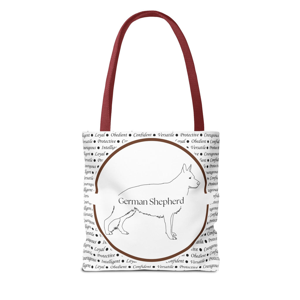 Tygväska med Tysk Schäfer (German Shepherd)-motiv