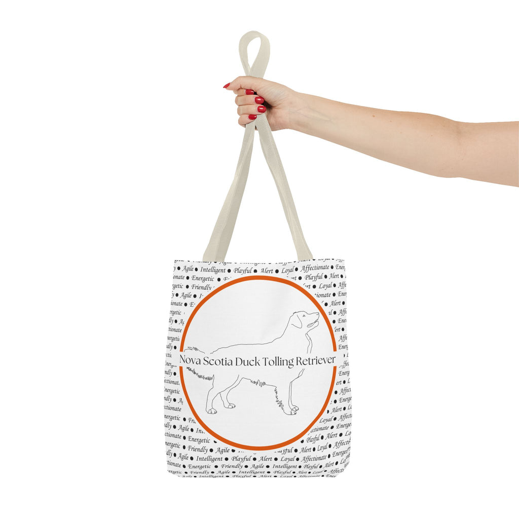 Tygväska med Nova Scotia Duck Tolling Retriever-motiv