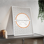 Poster i träram (tavla) med Nova Scotia Duck Tolling Retriever-motiv