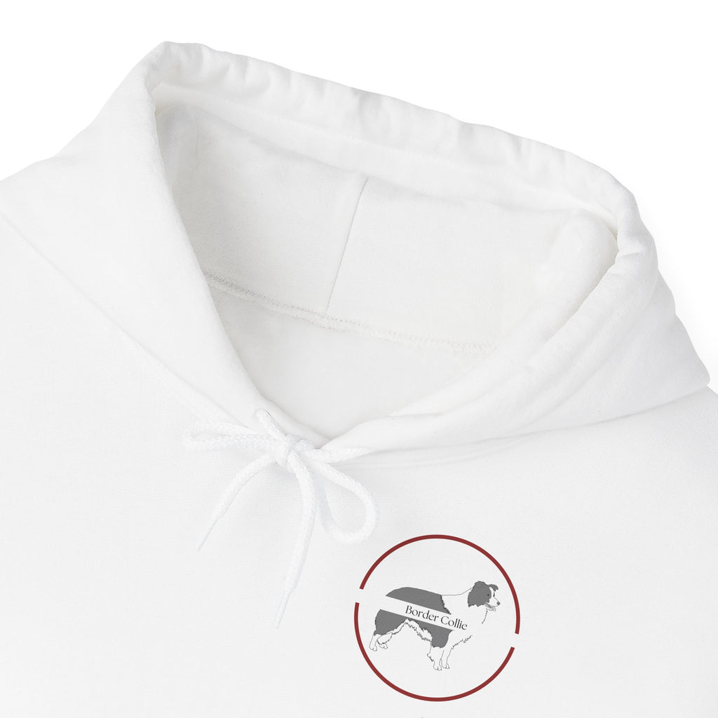 Hoodie med Border Collie-motiv