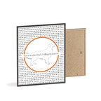 Poster i träram (tavla) med Nova Scotia Duck Tolling Retriever-motiv