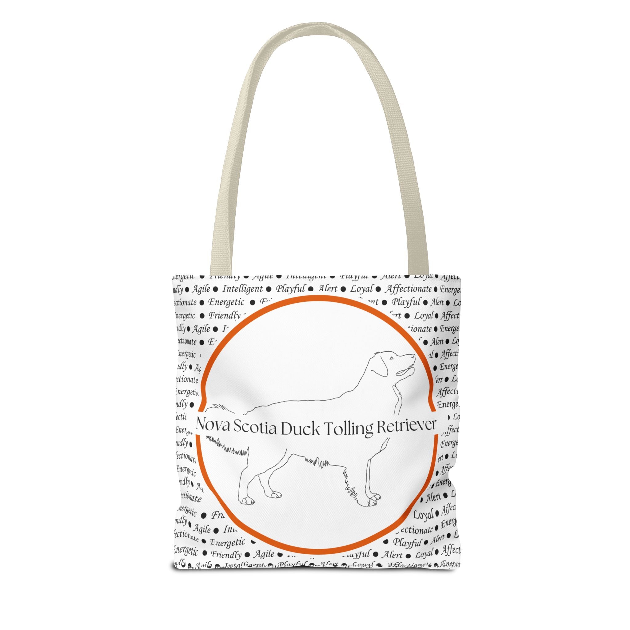 Tygväska med Nova Scotia Duck Tolling Retriever-motiv