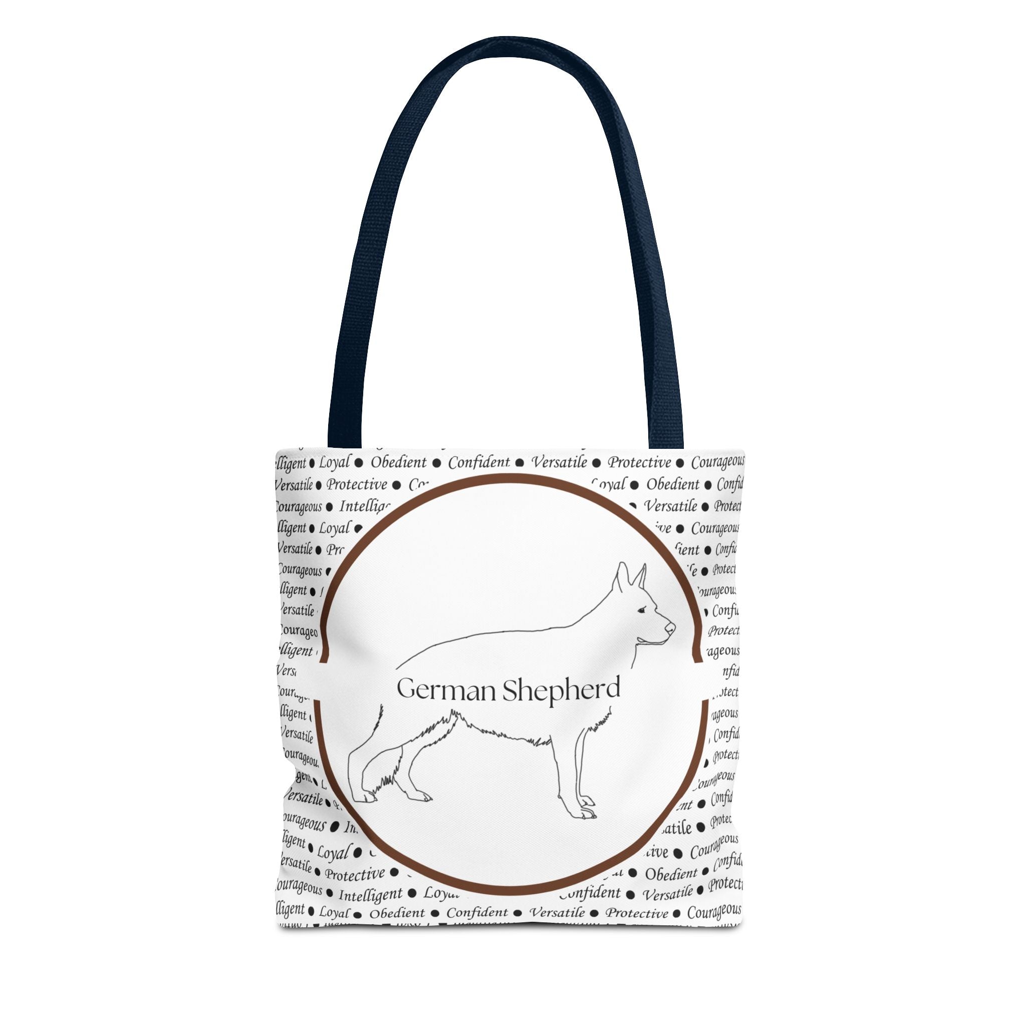 Tygväska med Tysk Schäfer (German Shepherd)-motiv