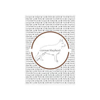 Poster i träram (tavla) med Tysk Schäfer (German Shepherd)-motiv