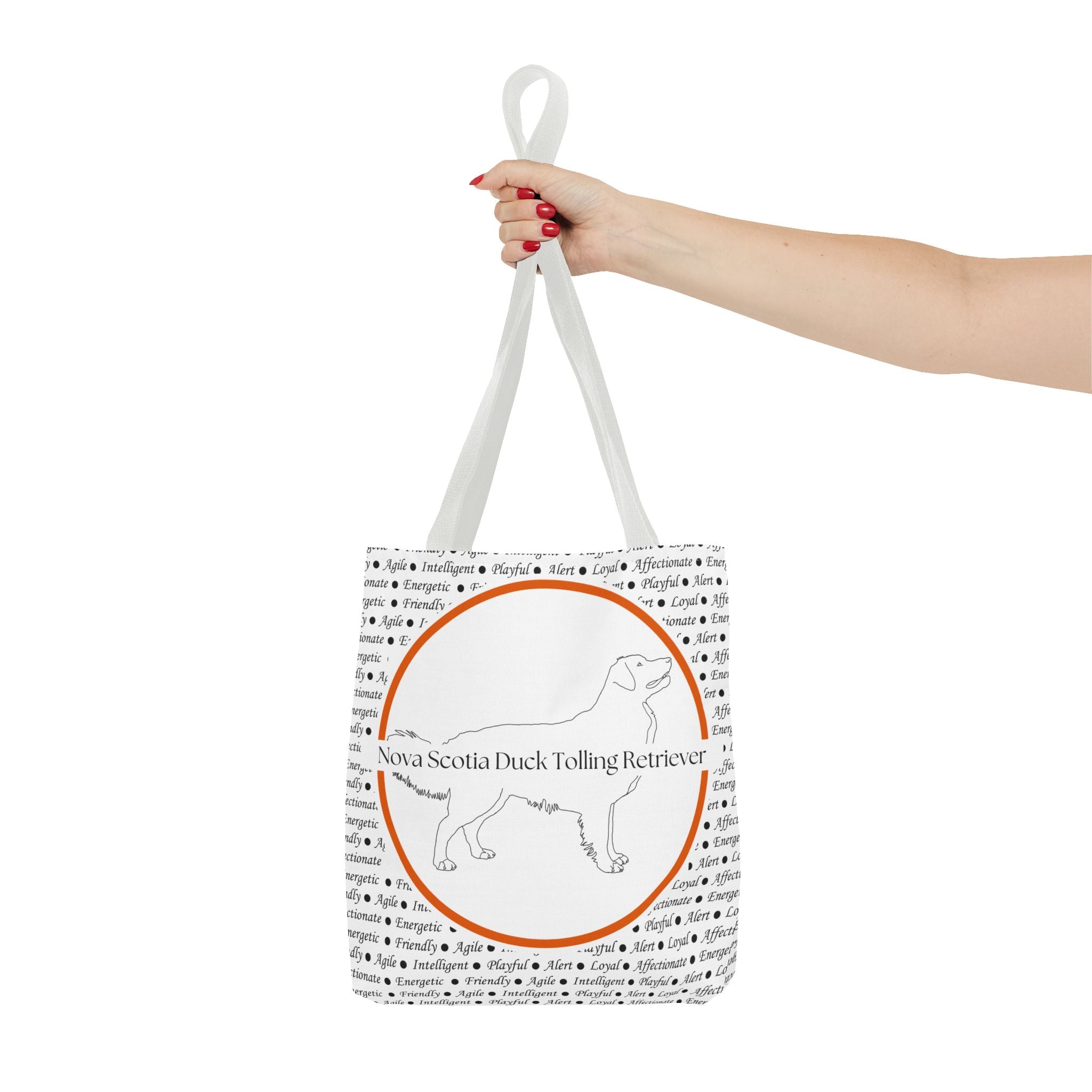 Tygväska med Nova Scotia Duck Tolling Retriever-motiv