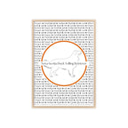 Poster i träram (tavla) med Nova Scotia Duck Tolling Retriever-motiv