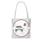 Tygväska med Border Collie-motiv