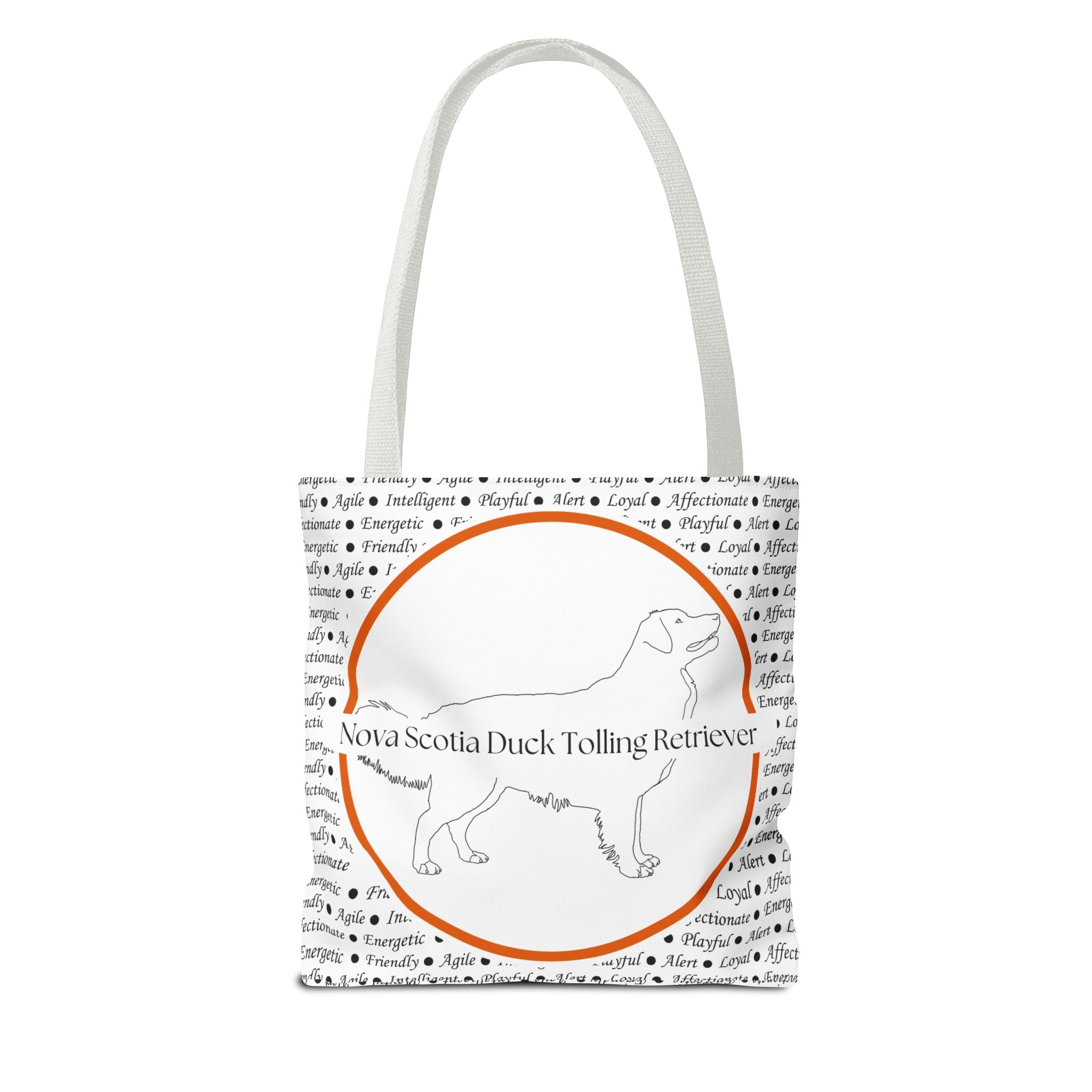 Tygväska med Nova Scotia Duck Tolling Retriever-motiv