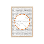 Poster i träram (tavla) med Nova Scotia Duck Tolling Retriever-motiv