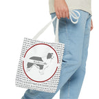 Tygväska med Border Collie-motiv