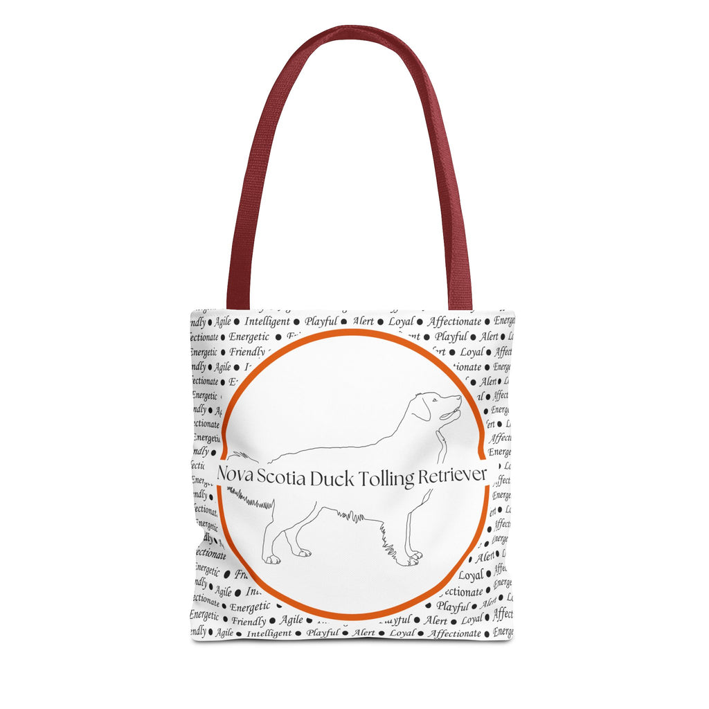 Tygväska med Nova Scotia Duck Tolling Retriever-motiv