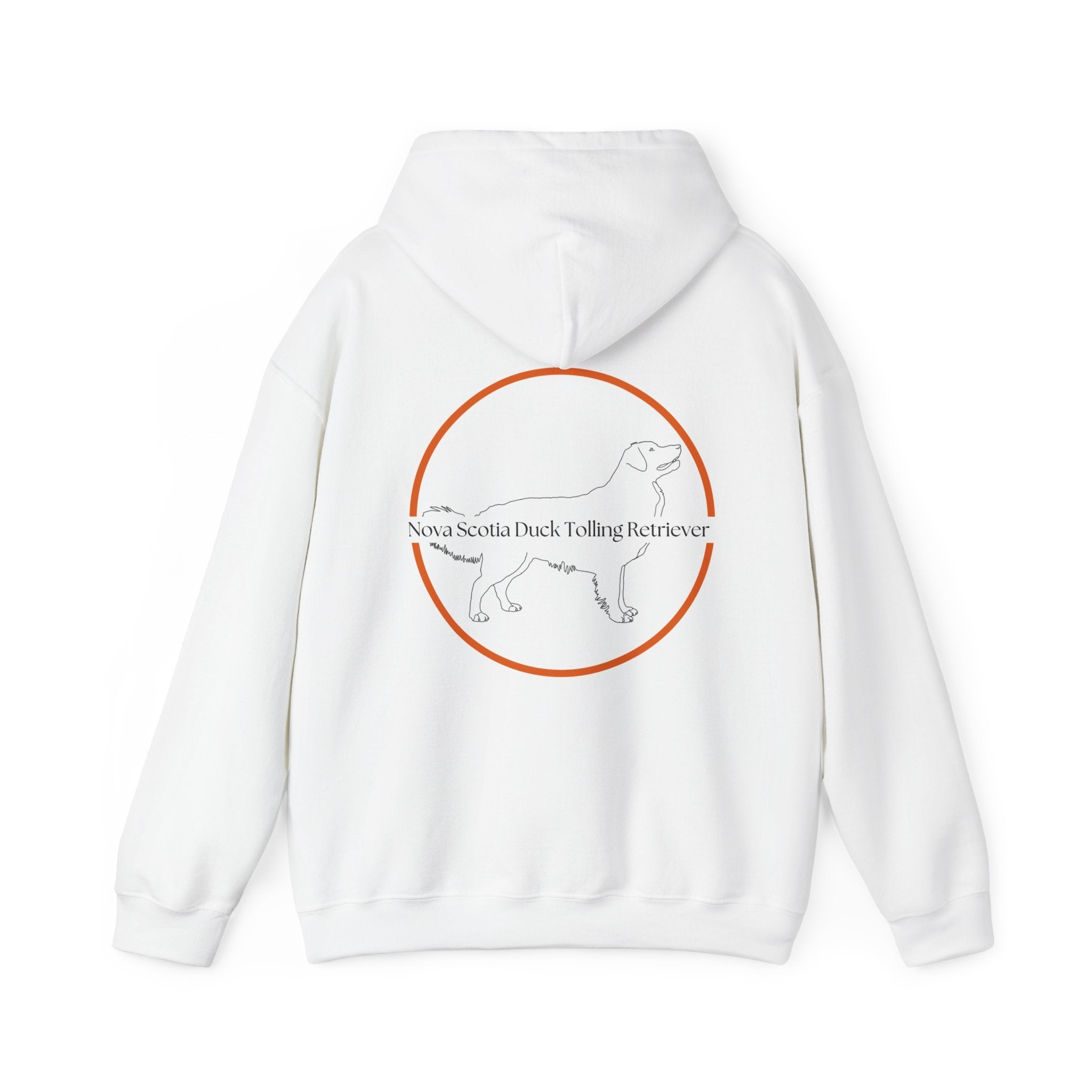 Hoodie med Nova Scotia Duck Tolling Retriever-motiv