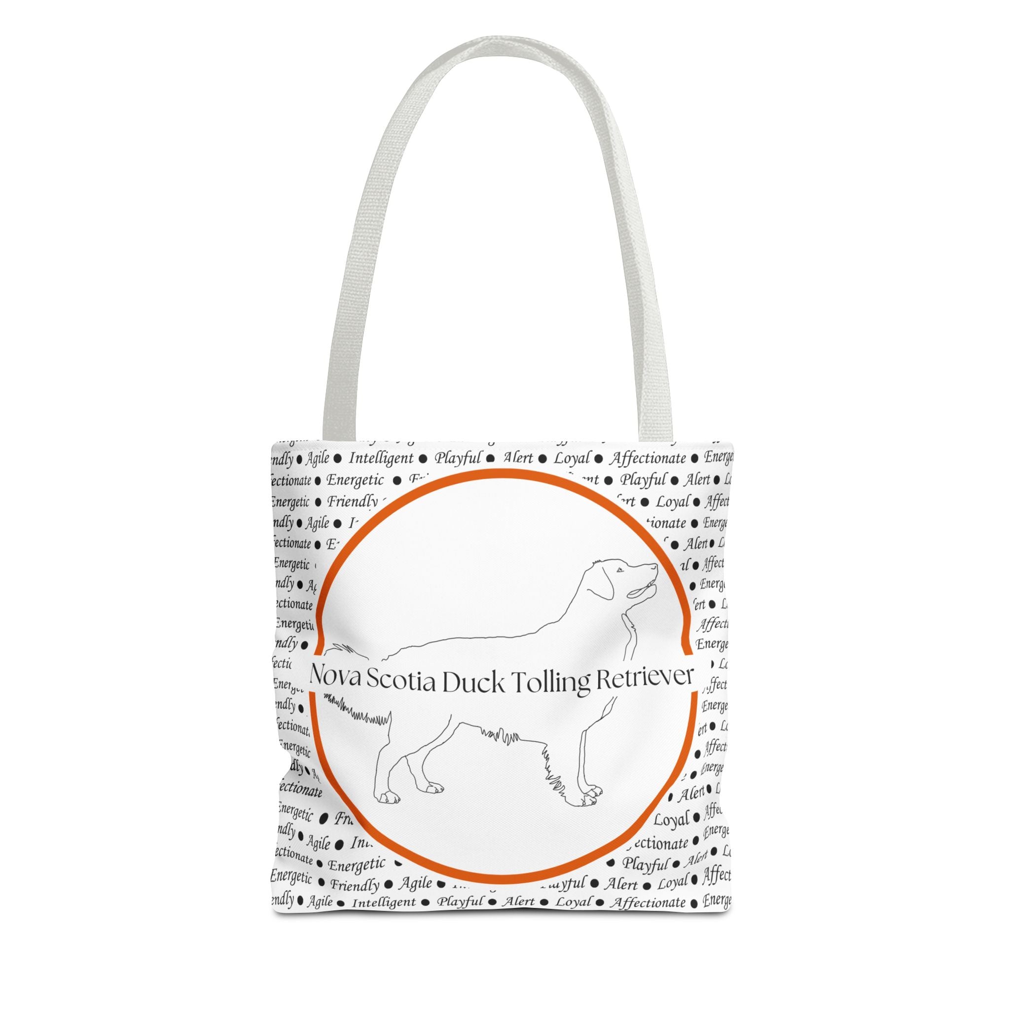 Tygväska med Nova Scotia Duck Tolling Retriever-motiv