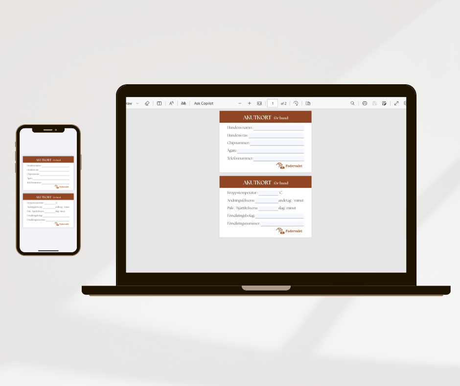 Digitalt paket: Första Hjälpen Startpaket – Hund
