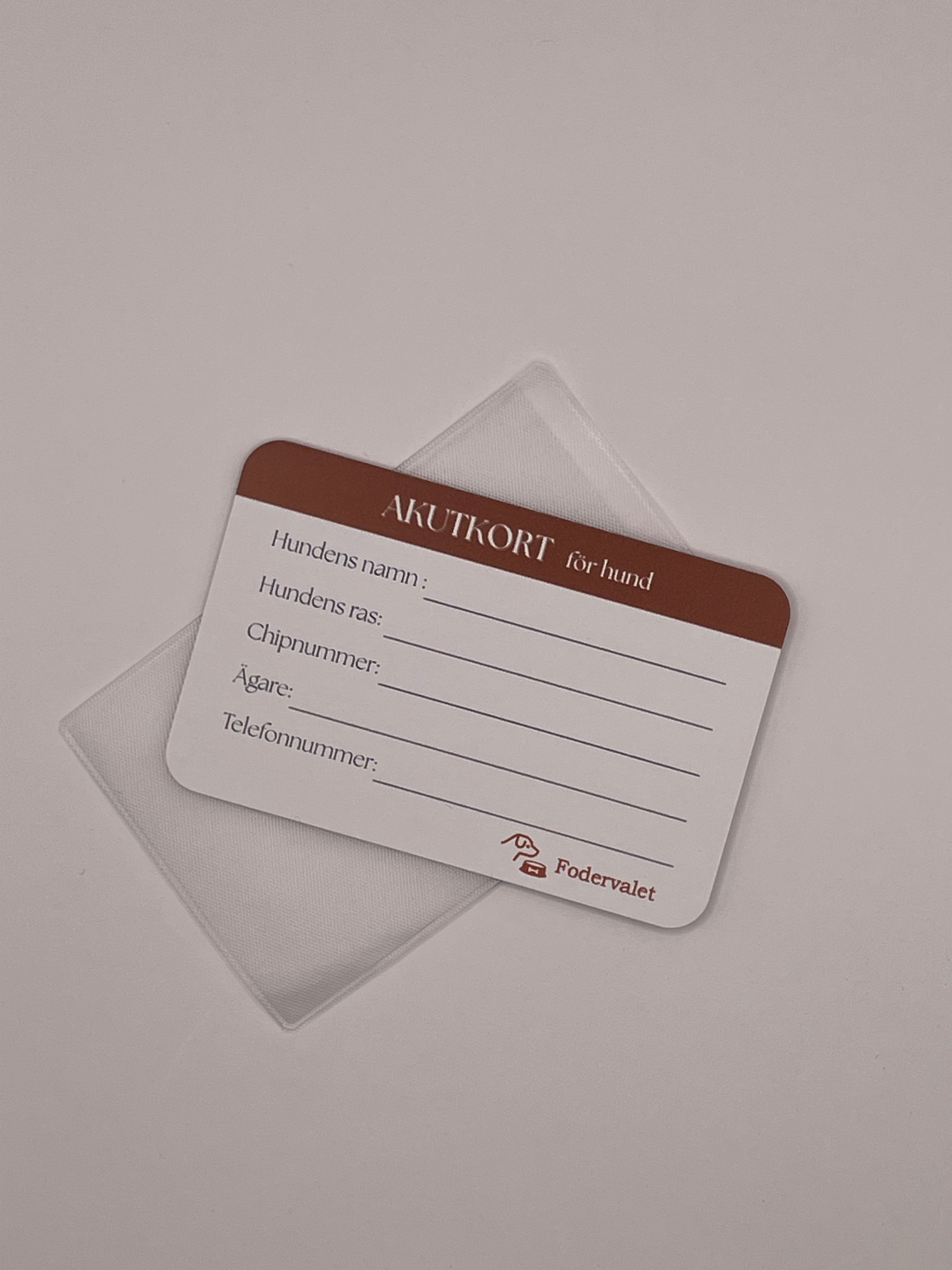 Akutkort för hund