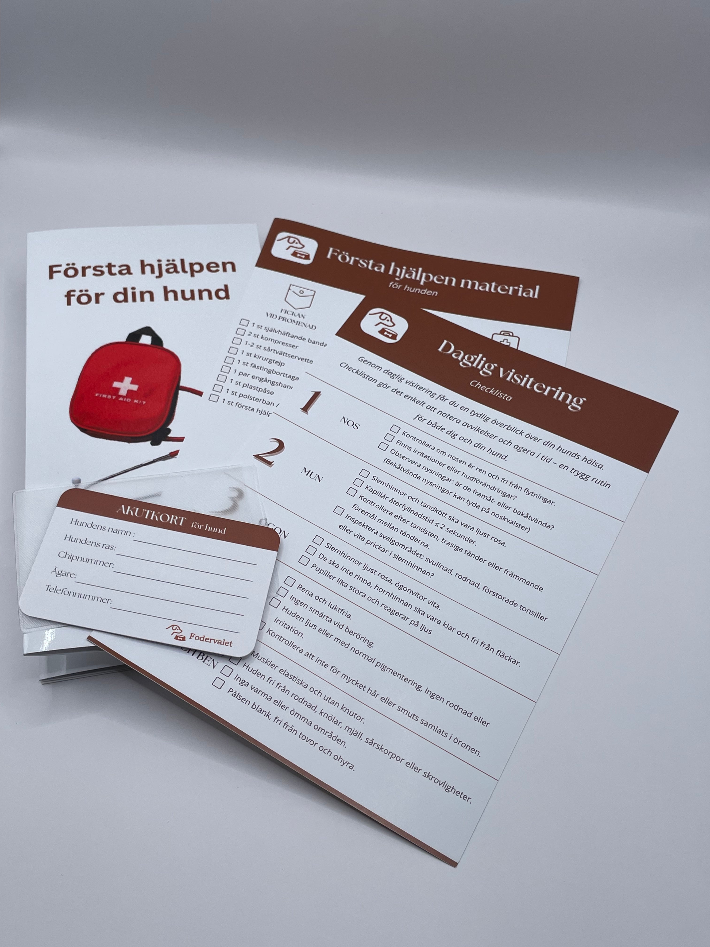 Fysiskt paket: Första Hjälpen Startpaket – Hund